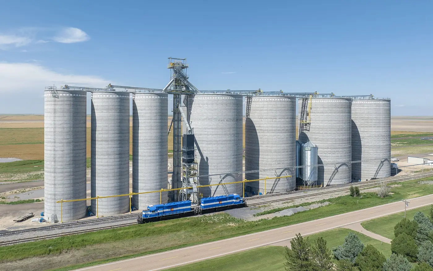 Bulk grain storage